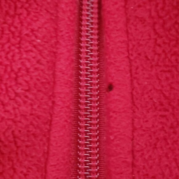 Woolrich red fleece vest jacket coat sleeveless - Picture 8 of 8